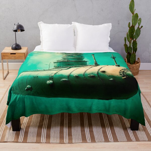 Item preview, Vintage Explorer Submarine Whimsical Art designed and sold by LanaGustavsson.