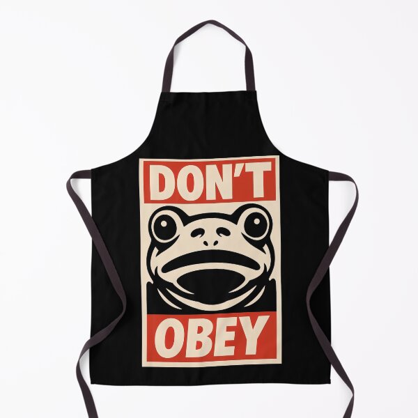 Item preview, Portland Frog “Don’t Obey” Retro Protest Art designed and sold by SpookshowDesign.