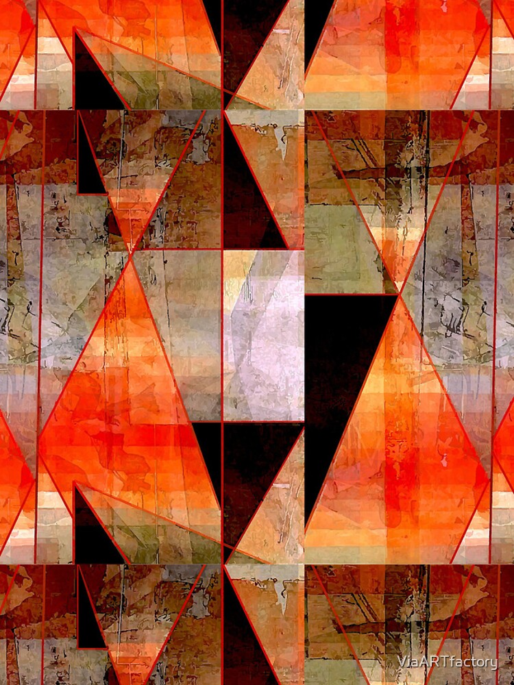 Thumbnail 4 of 4, iPhone Case, Triangle Quilt Pattern designed and sold by ViaARTfactory.