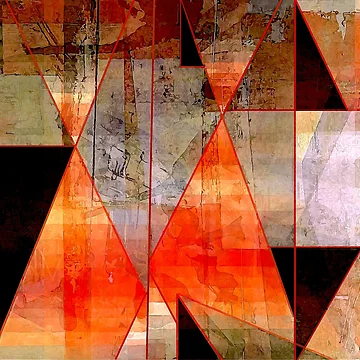 Artwork thumbnail, Triangle Quilt Pattern by ViaARTfactory