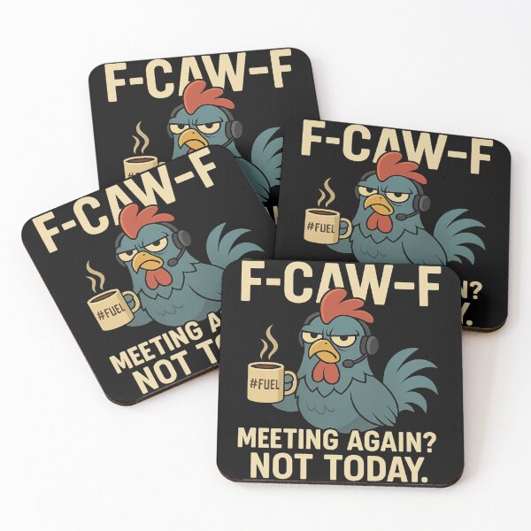 Item preview, F-CAW-F Office tap – "Meeting again? Not today." designed and sold by Bernd Friese.