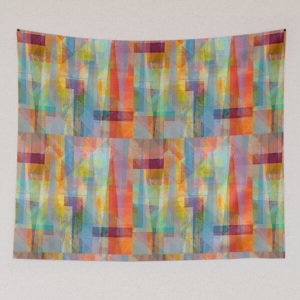 Item preview, Rainbow Triangle Quilt designed and sold by ViaARTfactory.