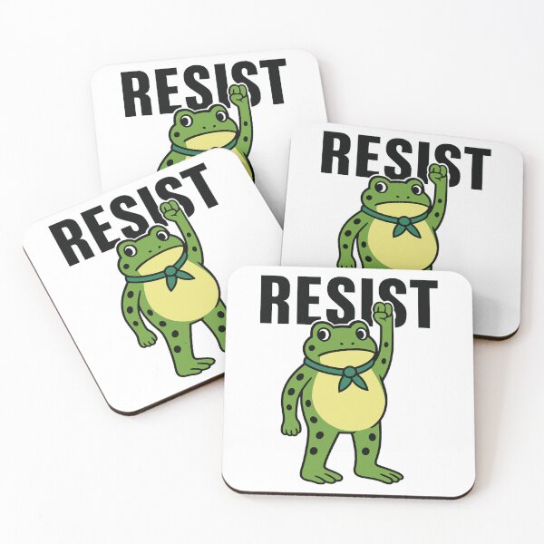 Item preview, Resist Frog, Free Portland, Freedom Frog, Due Process, Anti Maga, Activist, Political, Feminist Equality designed and sold by toongstudio.