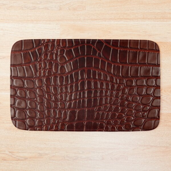 Item preview, Brown Crocodile Leather designed and sold by Kaleidoscope Print.