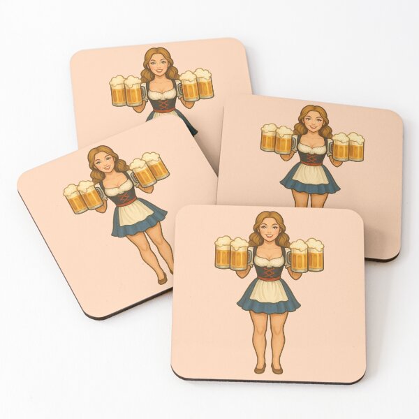 Item preview, Vintage Oktoberfest Pinup Beer Girl Retro Art designed and sold by PinUpPizzazz.