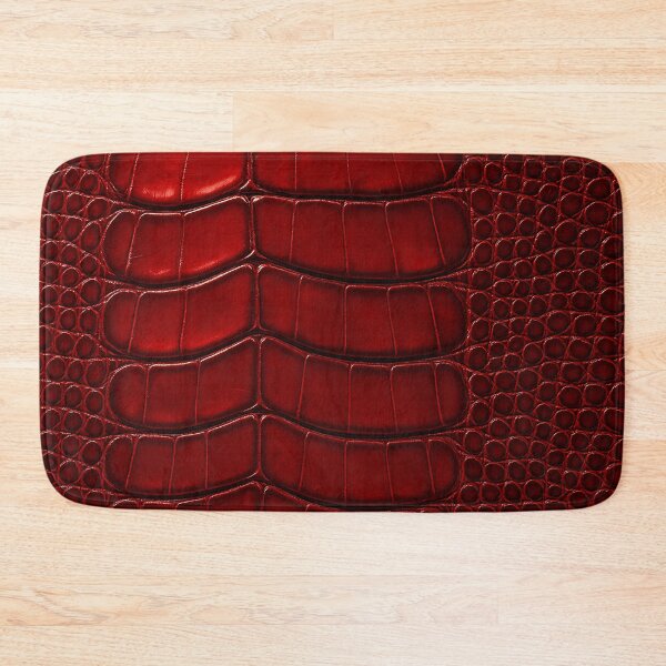 Item preview, Red Crocodile Leather designed and sold by Kaleidoscope Print.