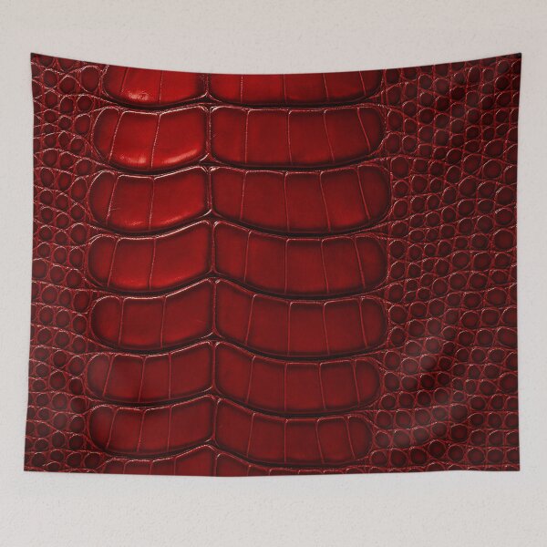 Item preview, Red Crocodile Leather designed and sold by Kaleidoscope Print.