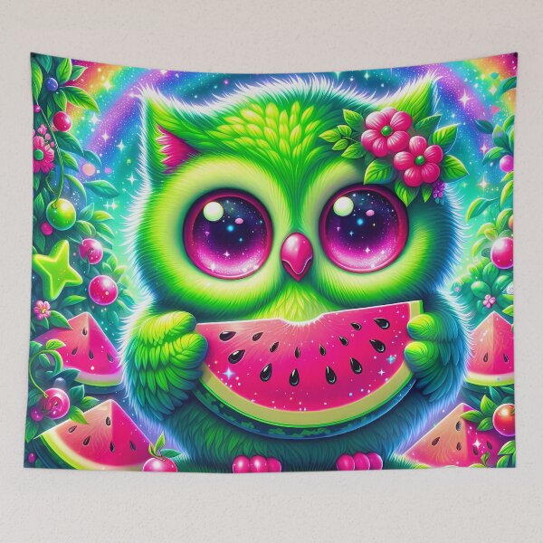 Item preview, Owl holding a watermelon  designed and sold by Jbl55.