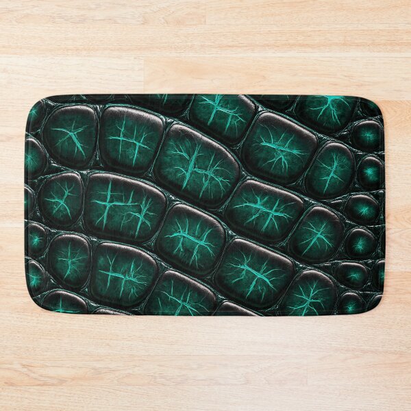 Item preview, Teal Crocodile Texture designed and sold by Kaleidoscope Print.