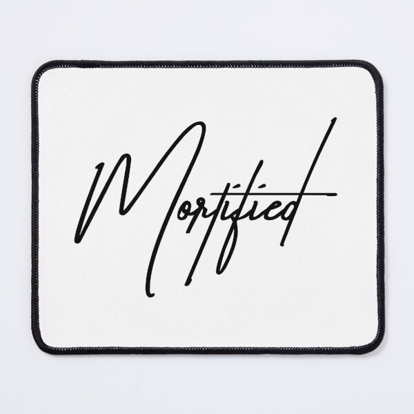 Item preview, Mortified – Because Cringe Moments Haunt Us All designed and sold by ReggieDior.