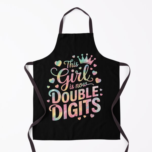 Item preview, 10th Birthday This Girl Is Now 10 Double Digits Tie Dye1 designed and sold by KonstanKoraner.