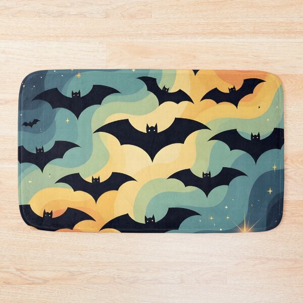 Item preview, Bauhaus Bats Celestial Nebula designed and sold by WhimsicalThredz.