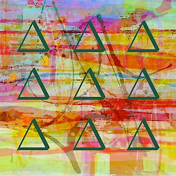 Artwork thumbnail, Triangle Abstract Pattern by ViaARTfactory