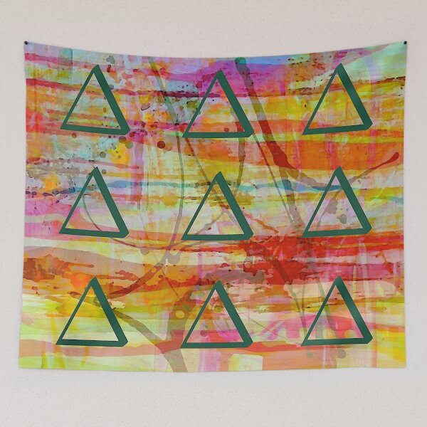 Item preview, Triangle Abstract Pattern designed and sold by ViaARTfactory.