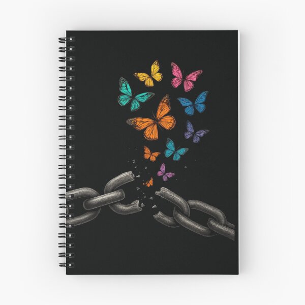 Item preview, Break Free Butterfly T-Shirt | Freedom & Transformation Design | Inspirational Mental Health Awareness Tee designed and sold by KDesignCrafts.