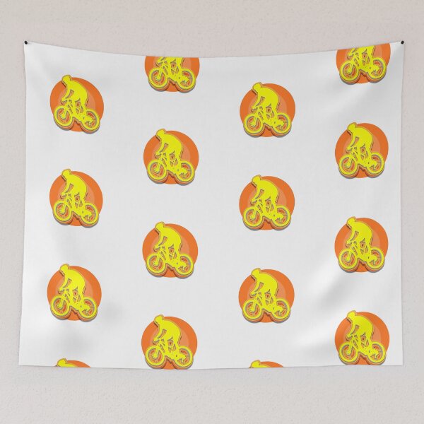Item preview, Orange Cyclist designed and sold by NogiArt.