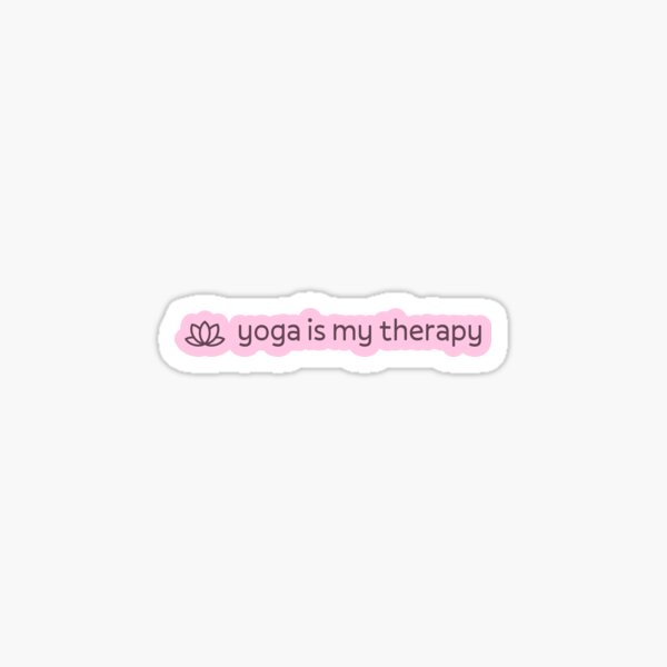 Item preview, lotus flower, yoga is my therapy (soft pink) designed and sold by sweetfeelings.