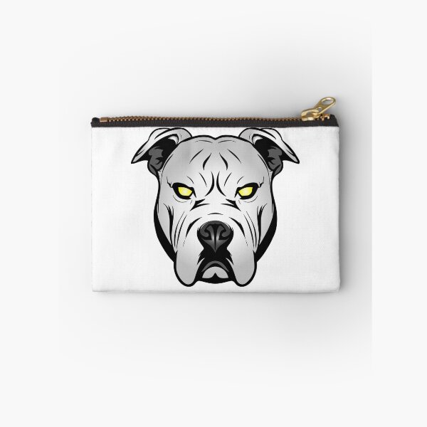 Item preview, White Pitbull Head - Fierce Canine Spirit designed and sold by criptart.