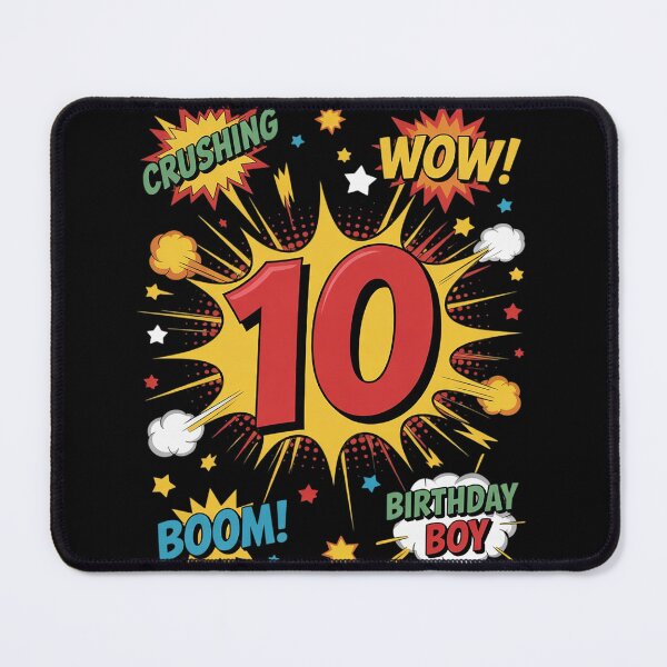 Item preview, 10th Birthday Kids Comic Style Kids Boys 10 Year Old  designed and sold by KonstanKoraner.