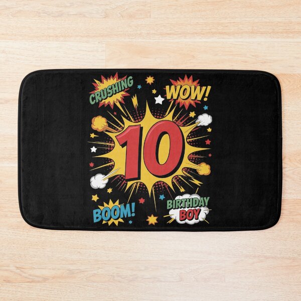 Item preview, 10th Birthday Kids Comic Style Kids Boys 10 Year Old  designed and sold by KonstanKoraner.