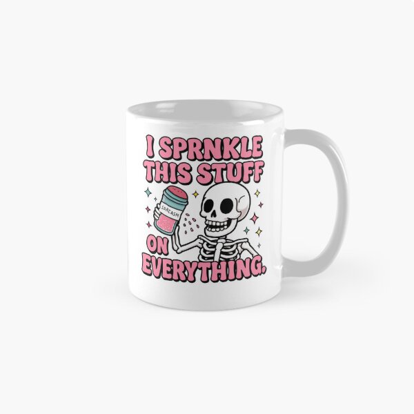 Item preview, Playful Skeleton Sprinkles Sarcasm Cartoon designed and sold by RuweisVibes.