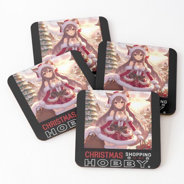 Item preview, Christmas Anime Cute Girlfriend romantic getaway holiday with cat ears and tail Christmas Theme (silvergoldvisionary)   designed and sold by SGVisionary.