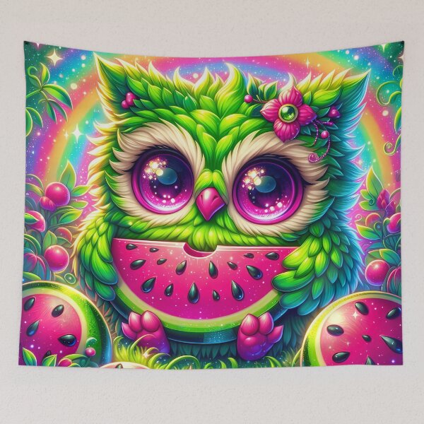 Item preview, Owl holding a watermelon  designed and sold by Jbl55.