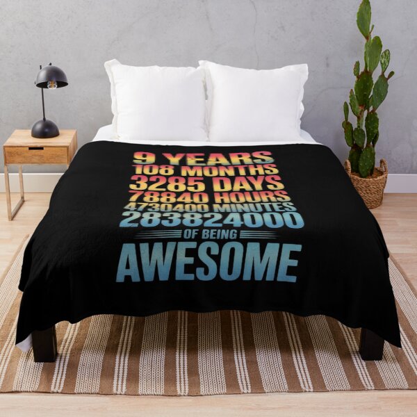 Item preview, Awesome 9th Birthday Present 9-YO Kid Boys Girls 9 Years Old designed and sold by KonstanKoraner.