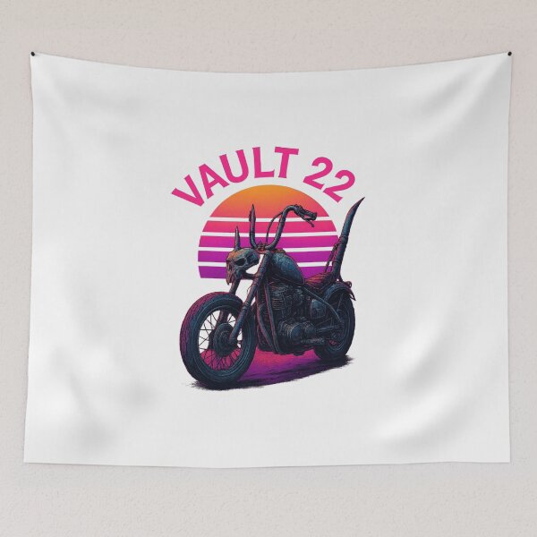 Item preview, Vault 22 – Neon Skull Chopper designed and sold by Vault 22.
