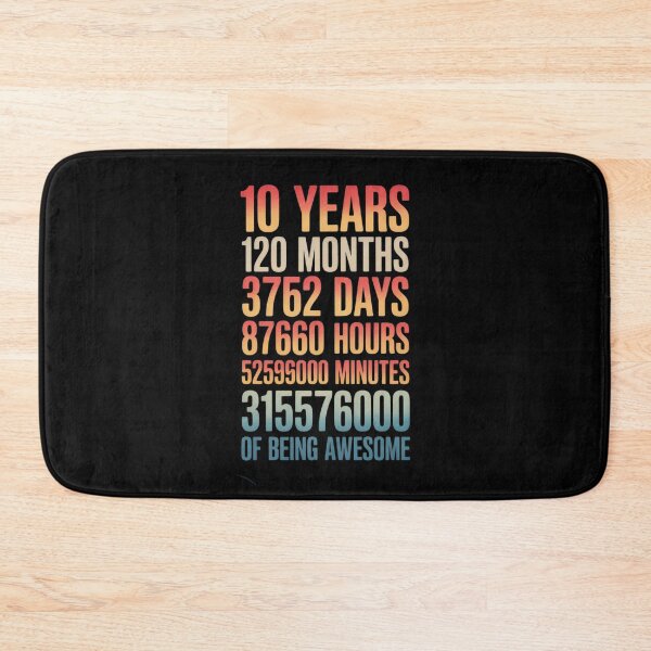 Item preview, Awesome 10 Years Old Kids 10th Birthday Boy 120 Months  designed and sold by KonstanKoraner.