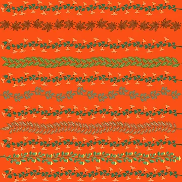 Artwork thumbnail, Flower Patterns6 by Design4uStudio