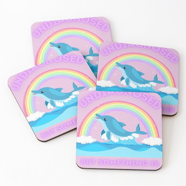 Item preview, Undiagnosed-Dolphin-Rainbow-For-Dark-Colors designed and sold by RikuRaatila65.