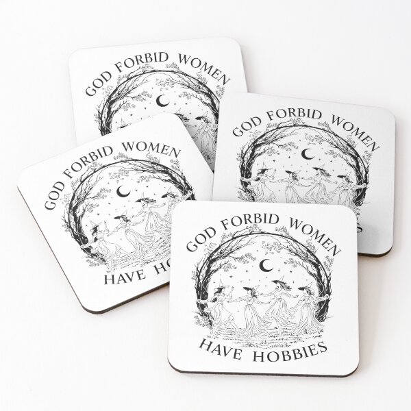Item preview, God Forbid Women Have Hobbies, Halloween Witch, Feminist Witch, Salem Witch 1692, Spooky Season designed and sold by toongstudio.