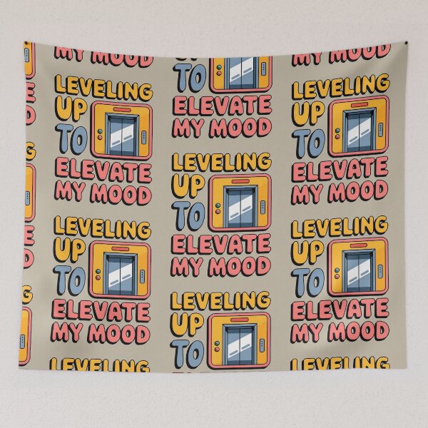 Item preview, Leveling Up To Elevate My Mood Funny Elevator Rider Lift Enthusiast designed and sold by KLArtzStore.