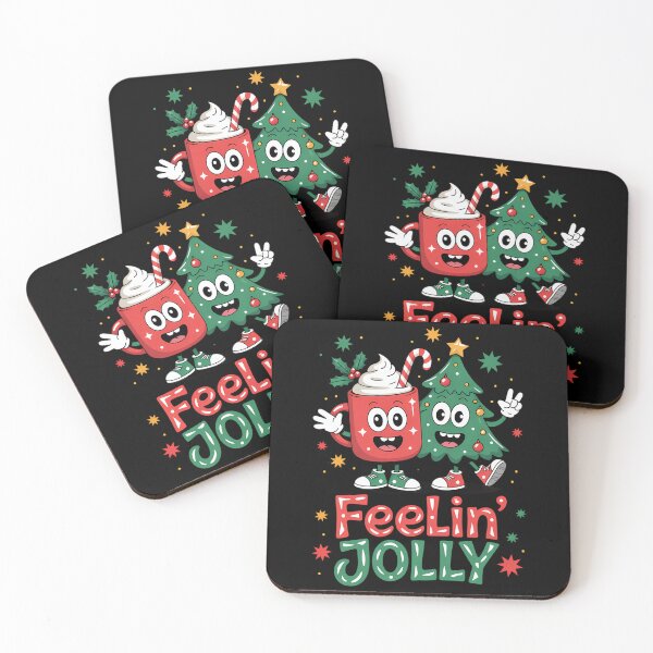 Item preview, Christmas Jolly Christmas Tree Coffee Latte designed and sold by savrmiller.