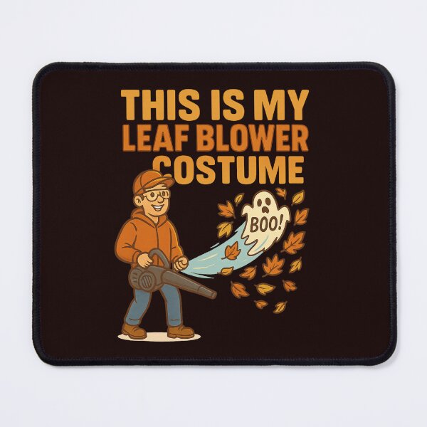 Item preview, Funny Fall T-Shirt Design – “This Is My Leaf Blower Costume” | Halloween Lazy Outfit Idea designed and sold by FrameFlow.