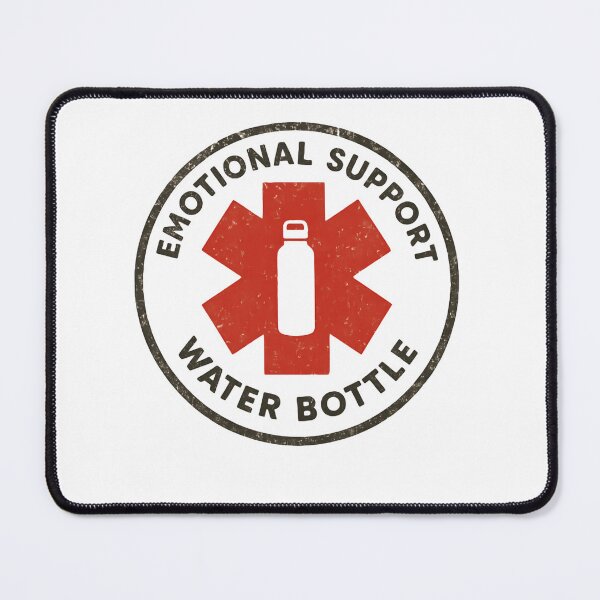 Item preview, Botella de agua de apoyo emocional: Salud mental inspirada en lo divertido designed and sold by SkeletonsDanger.