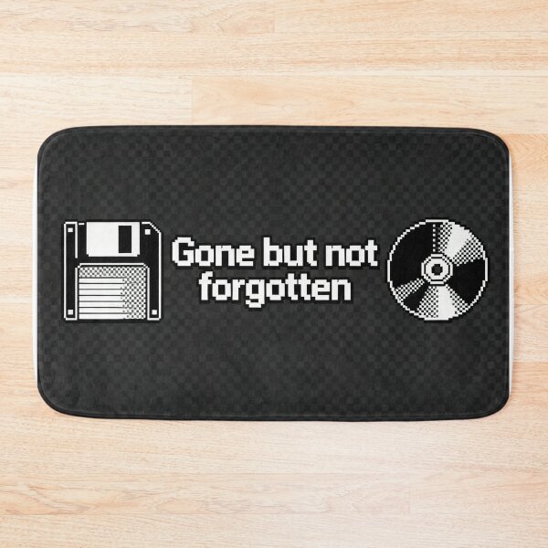 Item preview, Gone But Not Forgotten – Retro Floppy & CD Pixel Art designed and sold by C-Benita.