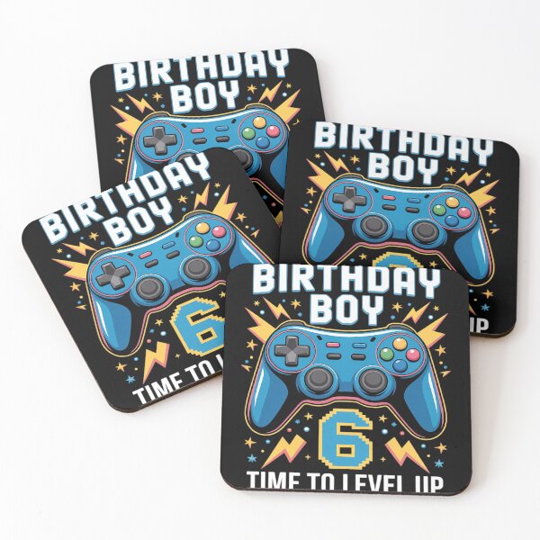 Item preview, Birthday Boy Time To Level Up Gamer Video Game 6 Years Old  designed and sold by KonstanKoraner.