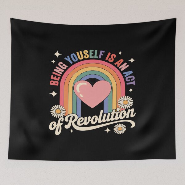 Item preview, Being Yourself Is An Act Of Revolution designed and sold by Idarmotar.