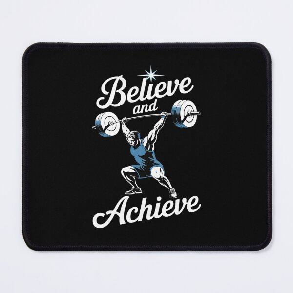 Item preview, Believe and Achieve Gym Weightlifting Motivation designed and sold by Idarmotar.