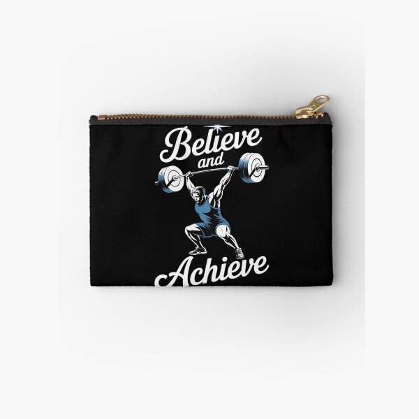 Item preview, Believe and Achieve Gym Weightlifting Motivation designed and sold by Idarmotar.