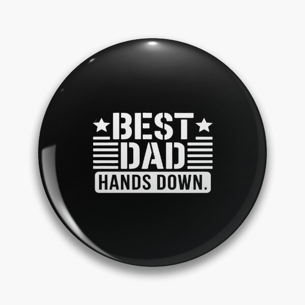 Artikelvorschau, Best Dad Hands Down Kids Craft Hand Print Fathers Day entworfen und verkauft von Idarmotar.