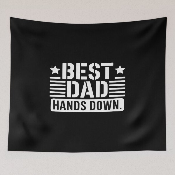 Item preview, Best Dad Hands Down Kids Craft Hand Print Fathers Day designed and sold by Idarmotar.