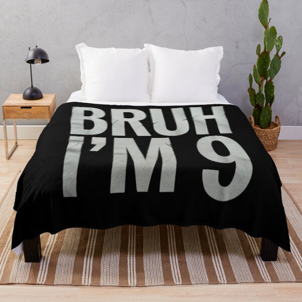 Item preview, Bruh I'm 9 Year Old 9th Birthday Boy Nine designed and sold by KonstanKoraner.