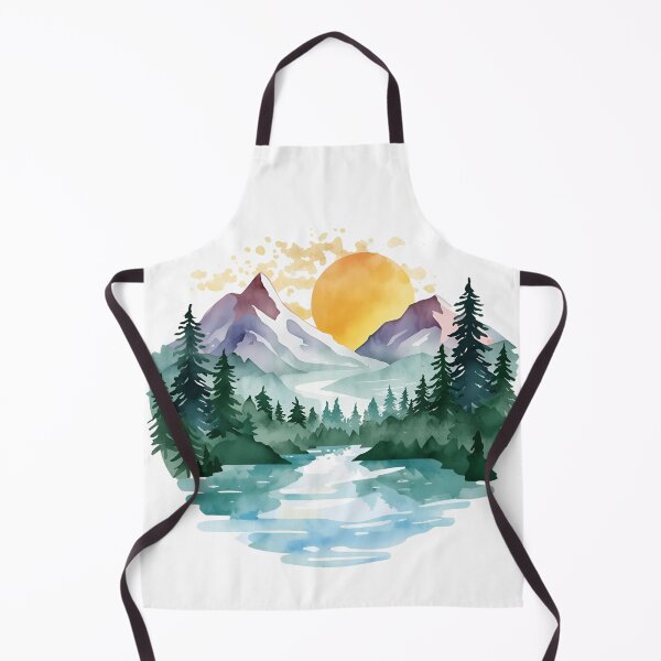 Aperçu de l'œuvre montagnes Adirondack créée et vendue par Ink-Lift Creations.