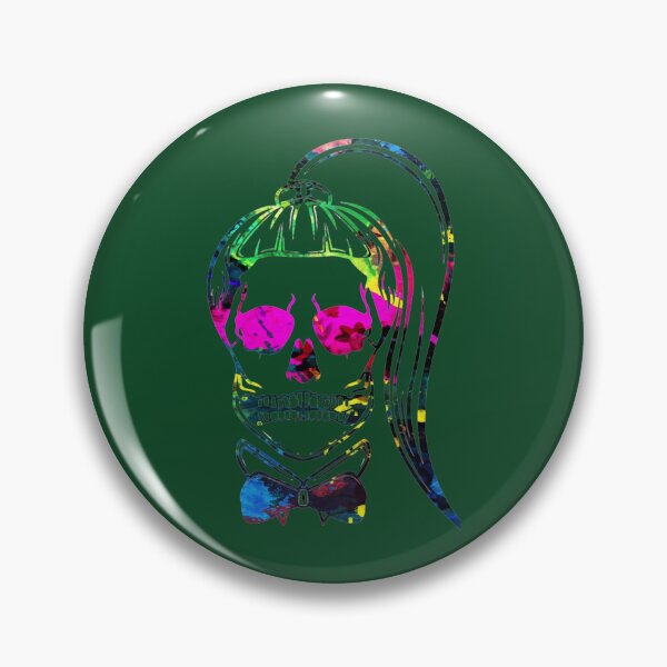 Item preview, Born This Way Neon Paint Skull designed and sold by CeramiConnois.