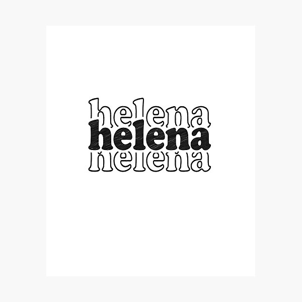 Artikelvorschau, Helena Name personalisiert entworfen und verkauft von Oussinc.