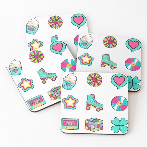 Item preview, Retro Pop Sticker Sheet – Colorful & Cute designed and sold by Arte Zen.