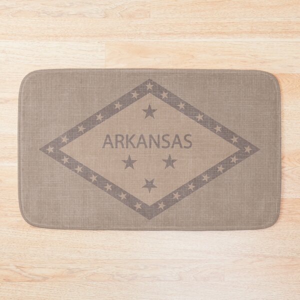 Item preview, Arkansas Distressed Burlap Flag designed and sold by Cestus.